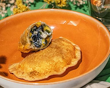 Huitlacoche y Queso Gouda